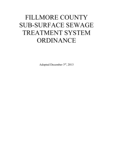 Septic Ordinance - Adopted 12-3-13