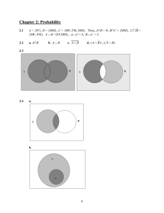 Chapter 2: Probability