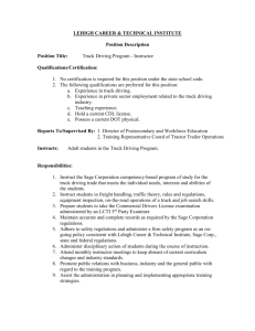 Job Description - Lehigh Career & Technical Institute