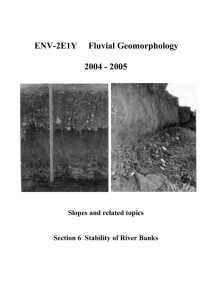 ENV-2E1Y Fluvial Geomorphology