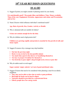 10th YEAR REVISION QUESTIONS