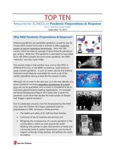 Top 10 Resources on Pandemic Preparedness