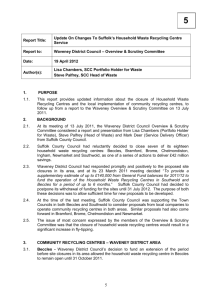 Item 5 - Update on Waste Disposal Sites