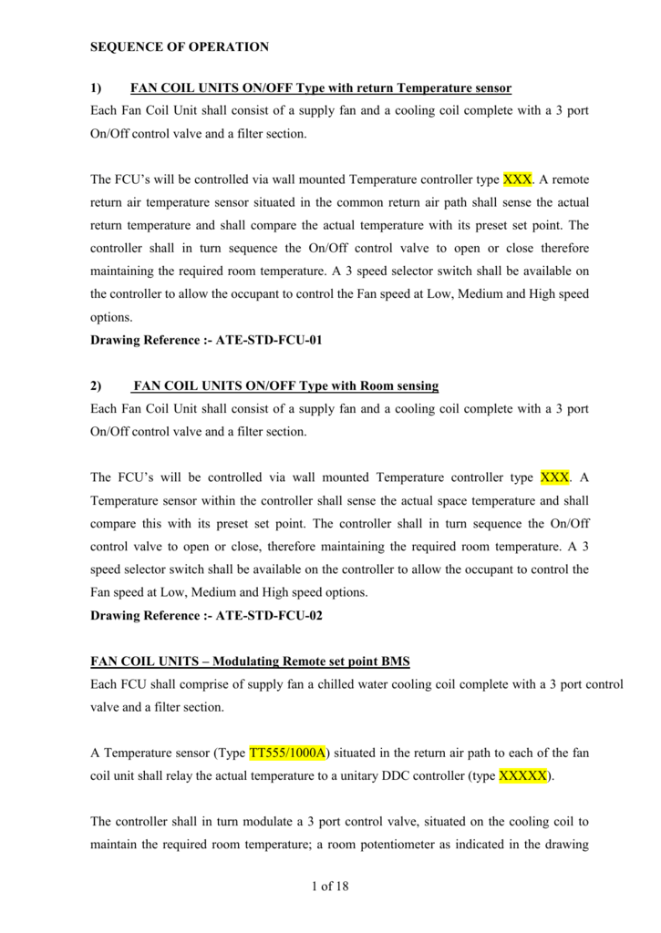 Sequence of Operation al taqa equipment co.llc