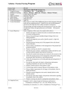 PN syllabus-PN 113 8-1-2011