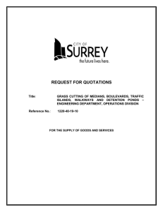 RFQ - City of Surrey