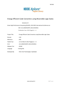 WYV58 Energy Efficient Code Converters using Reversible Logic
