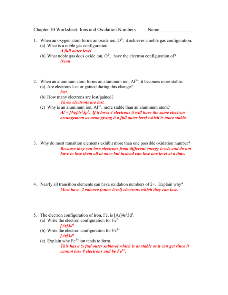 chapter-10-worksheet-ions-and-oxidation-numbers