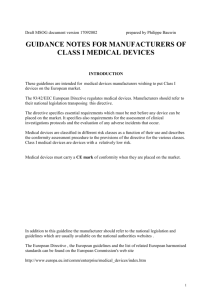 examples of class i medical devices