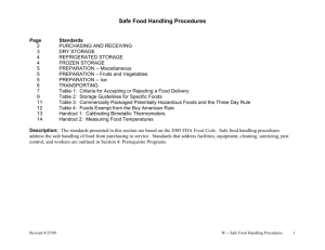 Standard Operating Procedures