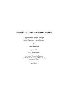 A Paradigm for Global-Computing