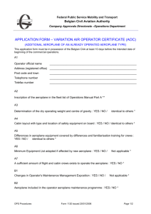 application form – variation air operator certificate (aoc)