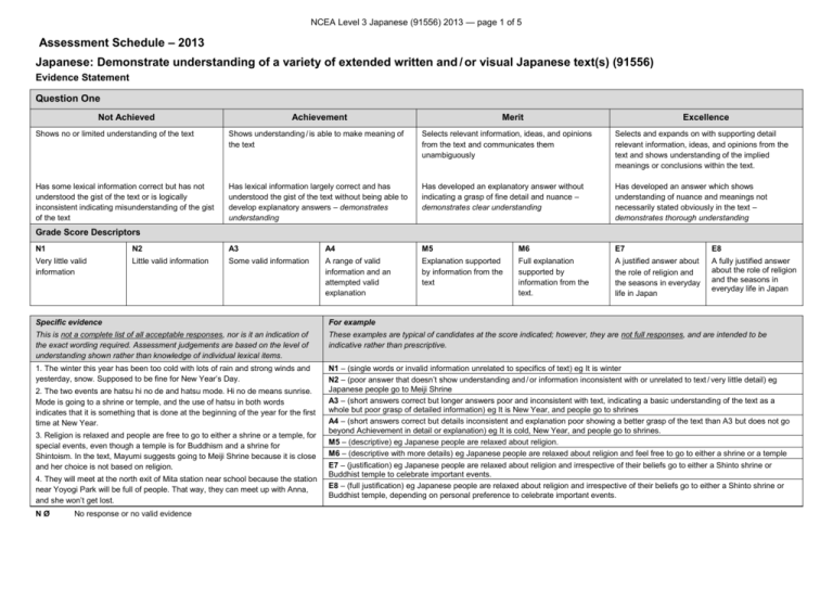 ncea-level-3-japanese-91556-2013-assessment-schedule
