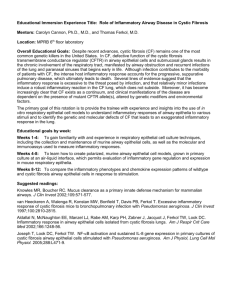 Role of Inflammatory Airway Disease in Cystic Fibrosis