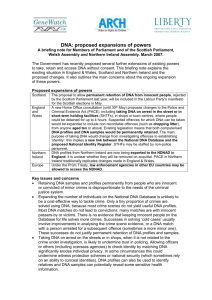 DNA: proposed expansions of powers