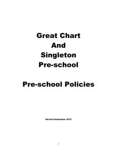 Policy Doc 2012 - the Great Chart and Singleton Pre