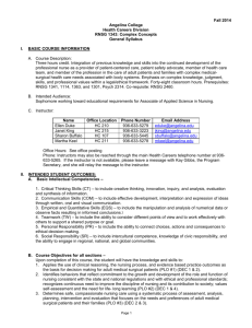 Syllabus - Angelina College