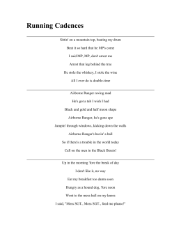Military cadences essay 07 picture