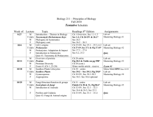 Biology 211 – Principles of Biology