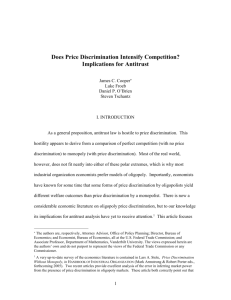 III. The Competitive Effects of Mergers