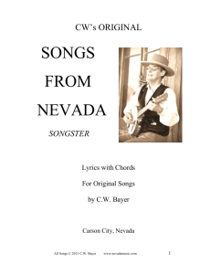 SONGS FROM NEVADA–web songster