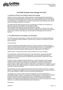 Griffith Graduate Strategy 2011-2013 (DOC 109k)