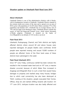 Uttarkashi flash flood June-2013