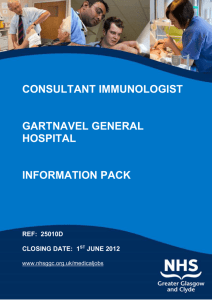 Immunology Service - NHS Greater Glasgow and Clyde
