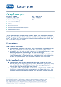 Expectations - RSPCA Education