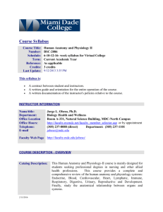 Syllabus Components - MDC Faculty Home Pages