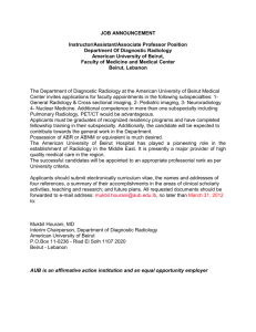 Advertisement for faculty position in Diagnostic Radiology