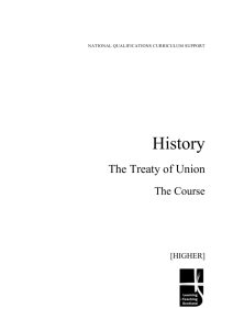 The Treaty of Union - Education Scotland