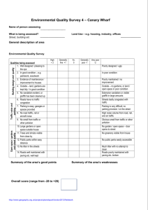 Isle of Dogs survey sheets