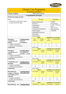 Chronic Care Programme