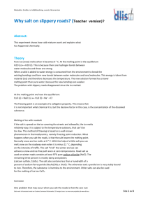 2. CaCl2 – Ice