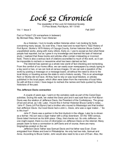 Lock 52 Chronicle