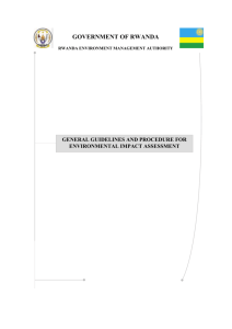 Roles of Stakeholders` in the EIA Process