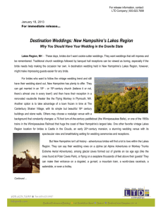 Destination Weddings - Lakes Region Association