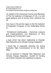 Engineering Congress - Fiji Institution of Engineers