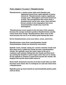 Notes chapter 5 Lesson 1 Thunderstorms