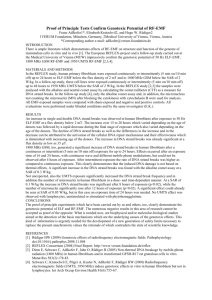 Proof of Principle Tests Confirm Genotoxic Potential of RF