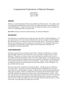 Mancala Research Paper