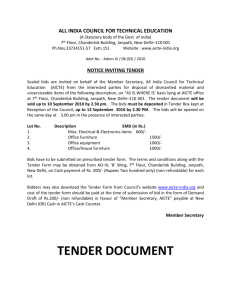 Document for disposing off items as per auction notice