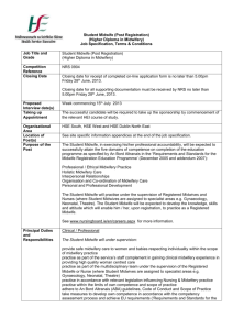 NRS0904 Job Specification - Health Service Executive