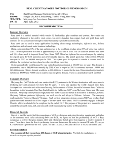 REAL CLIENT MANAGED PORTFOLIOS MEMORANDUM