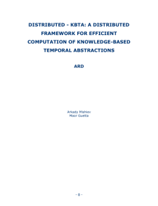 Distributed Model for KBTA method