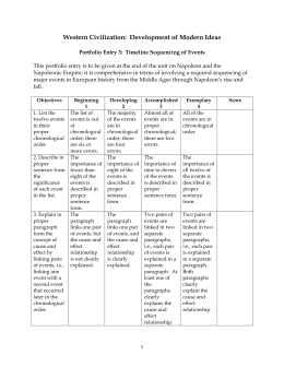 Chronological essay rubric 08 picture