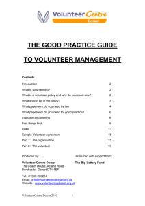 Volunteer Management Guide