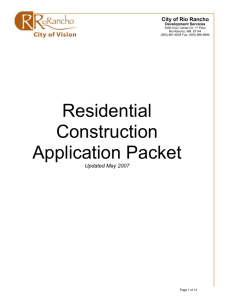 Residential Building Permit
