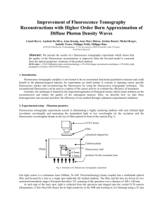 Improvement of Fluorescence Tomography Reconstructions with